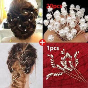 Crystal Flower Bridal Hairpins