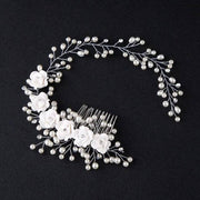 Crystal Flower Bridal Hairpins