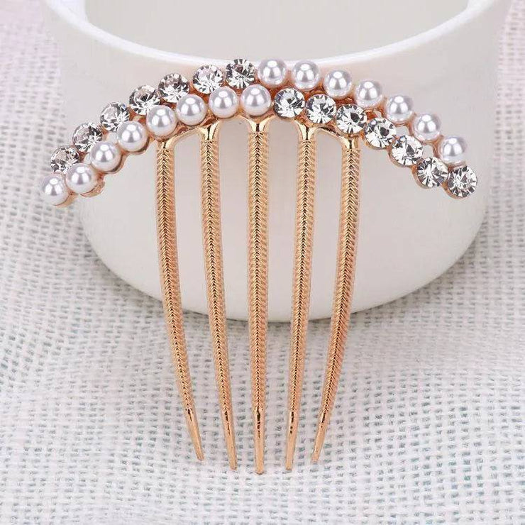 Metal U-Shape Hair Stick For Women