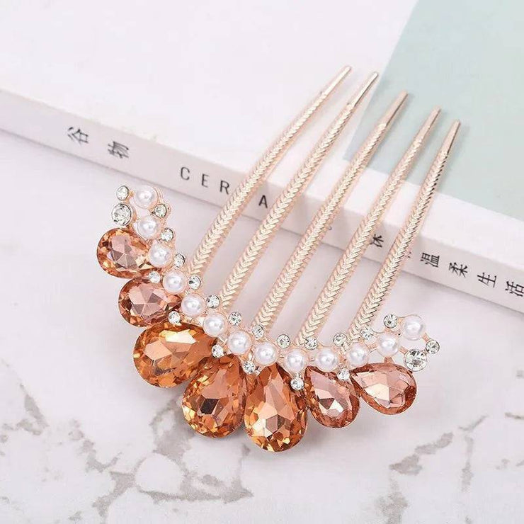 Metal U-Shape Hair Stick For Women