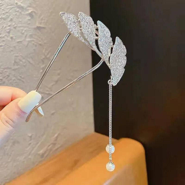 Metal U-Shape Hair Stick For Women