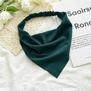 Chiffon Triangle Bandanas Elastic Hairband