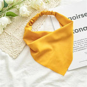 Chiffon Triangle Bandanas Elastic Hairband