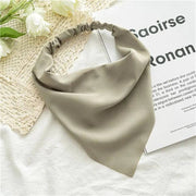 Chiffon Triangle Bandanas Elastic Hairband