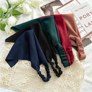 Chiffon Triangle Bandanas Elastic Hairband