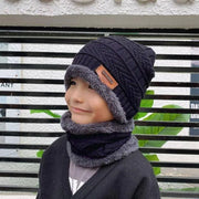 Warm Winter Beanie Hat Scarf Set