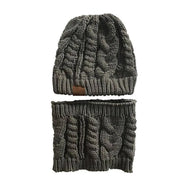 Women's Warm Hat Beanie ring Scarf