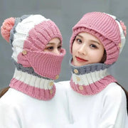 Women's Beanie and Face Bib