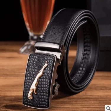 Men's Automatic Leather Designer Belt