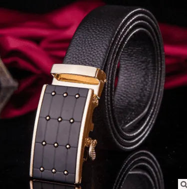 Men's Automatic Leather Designer Belt