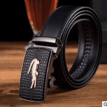 Men's Automatic Leather Designer Belt