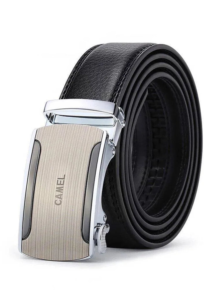 Men's Leather Casual Automatic Buckle Belt