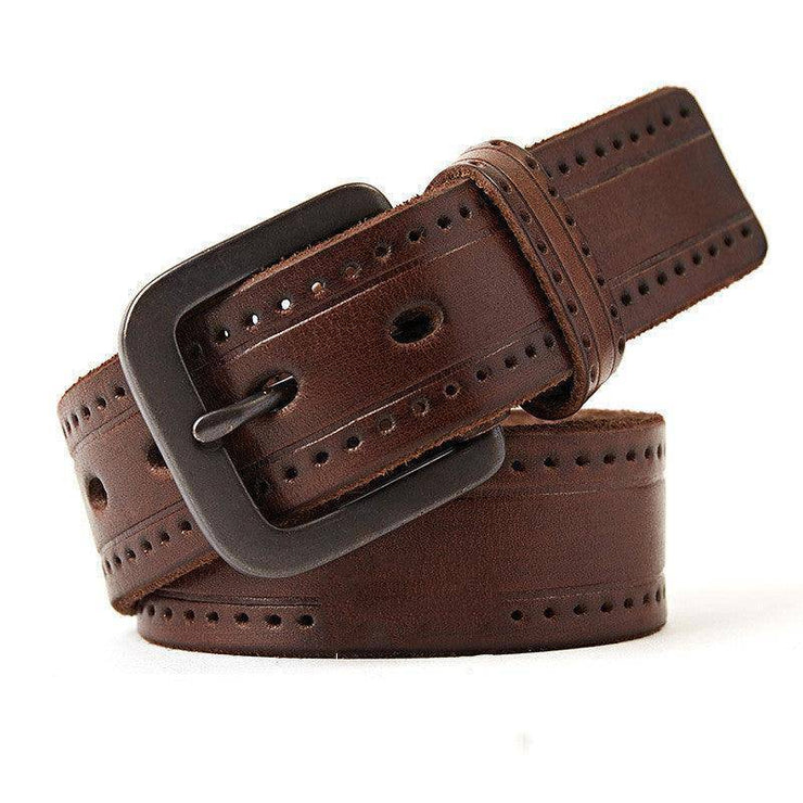 Genuine Cowhide Men's Leather Belt