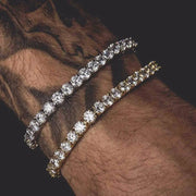 Iced Out Single Row Rhinestone Chain Bracelet