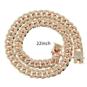 Full Rhinestone Cuban Bracelet