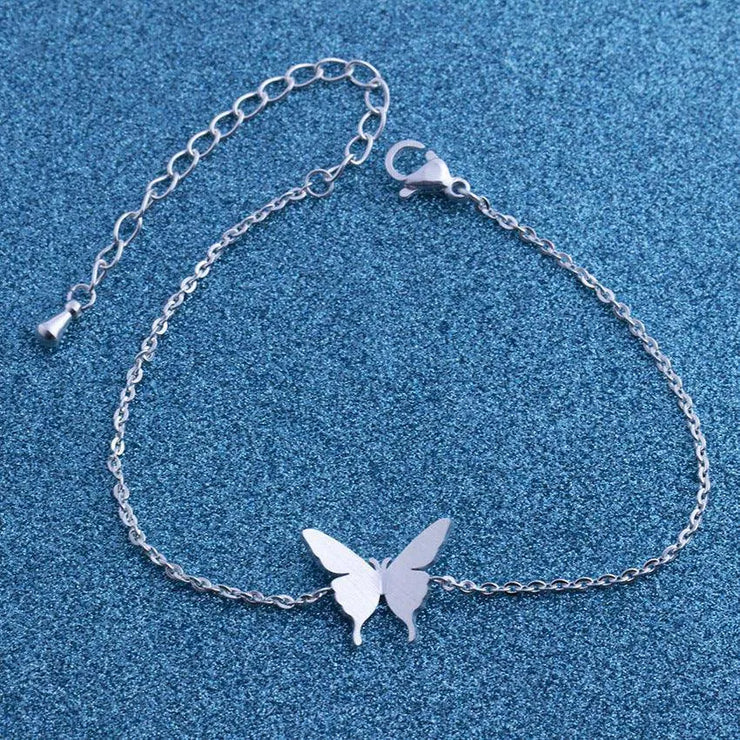 Dainty Butterfly Charm Delicate Bracelet