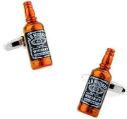 Whiskey Bottle Cufflinks French Shirt Cuff Studs