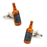 Whiskey Bottle Cufflinks French Shirt Cuff Studs