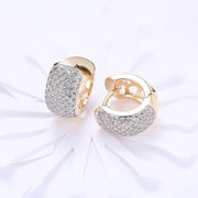 Round CZ Stone Cubic Zirconia Earring