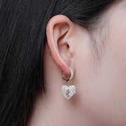 Full Zircon Hip-Hop Earrings