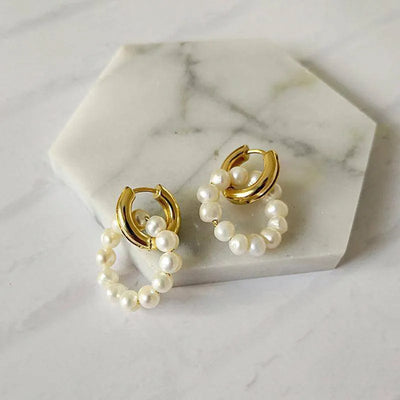 Vintage Freshwater Pearl Earrings