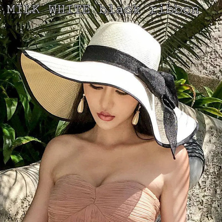 Women's Seaside Big Brim Beach Straw Hat