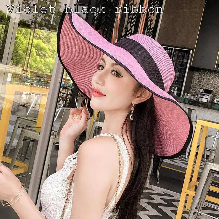 Women's Seaside Big Brim Beach Straw Hat