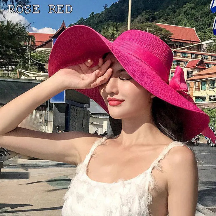 Women's Seaside Big Brim Beach Straw Hat