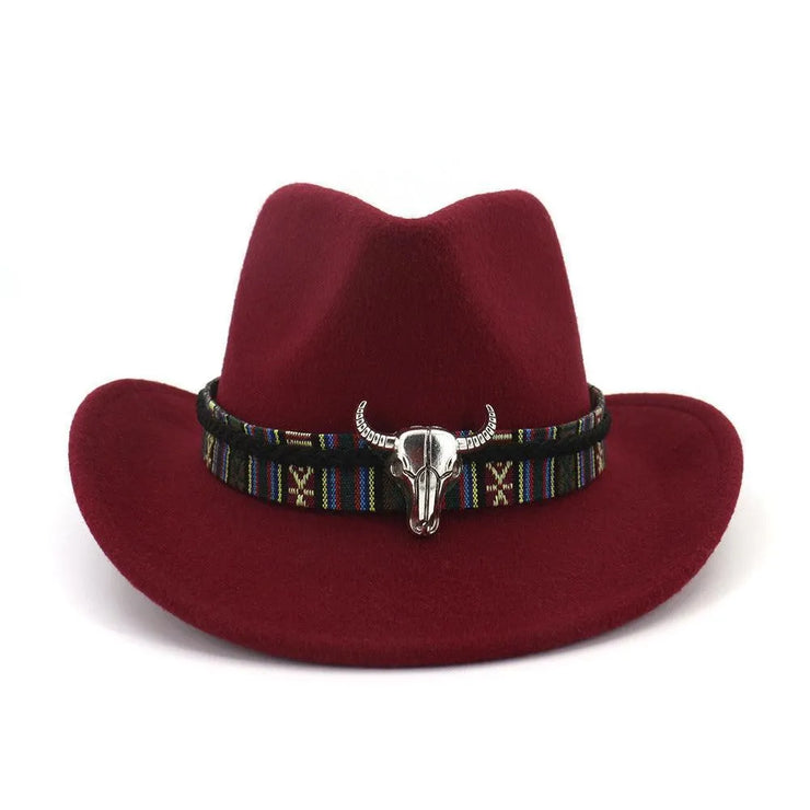 Longhorn Emblem Cowboy Hat