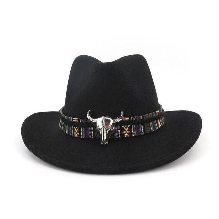 Longhorn Emblem Cowboy Hat