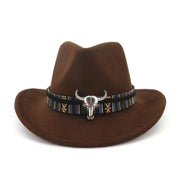 Longhorn Emblem Cowboy Hat