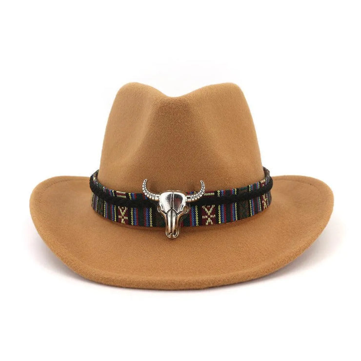 Longhorn Emblem Cowboy Hat