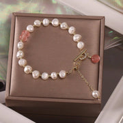 Women Irregular Freshwater Pearl Adjustable Bracelet