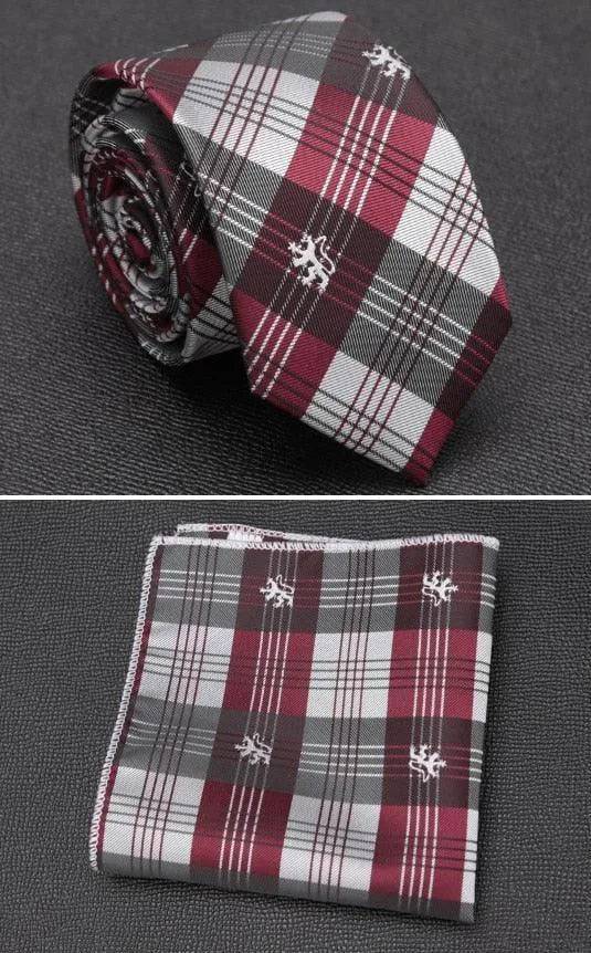 Neck Tie Set Hanky and Tie Multiple Color Options