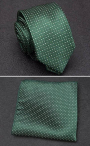 Neck Tie Set Hanky and Tie Multiple Color Options