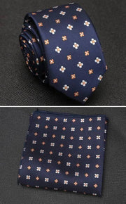 Neck Tie Set Hanky and Tie Multiple Color Options