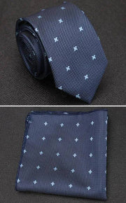 Neck Tie Set Hanky and Tie Multiple Color Options