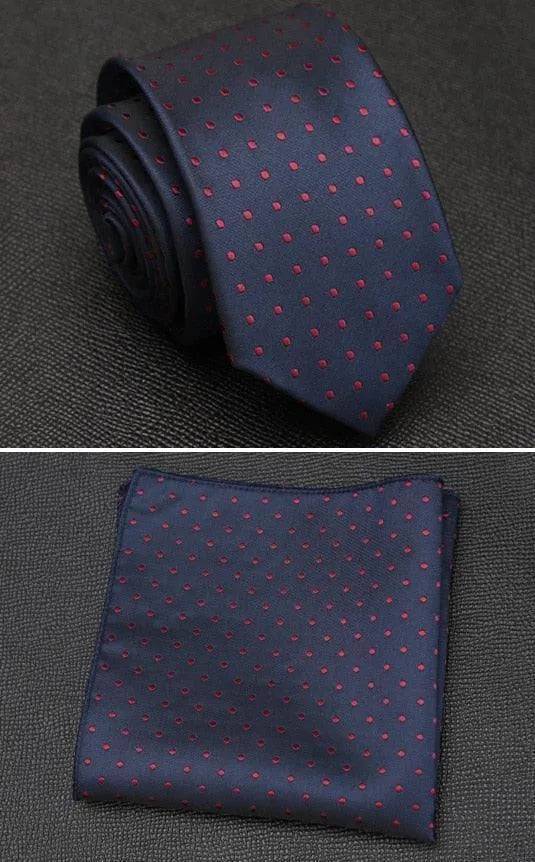 Neck Tie Set Hanky and Tie Multiple Color Options