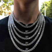 Hip Hop Men/Women Tennis Chain Zircon Necklace