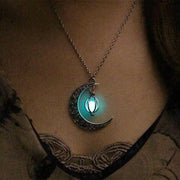 Luminous Moon Pumpkin Creative Pendant Necklace