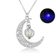 Luminous Moon Pumpkin Creative Pendant Necklace