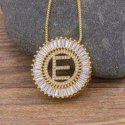 Classic A-Z Initials Letter Pendant Name Necklace