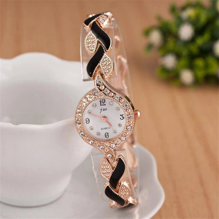 Leaf Bracelet Quartz Wrist Watch