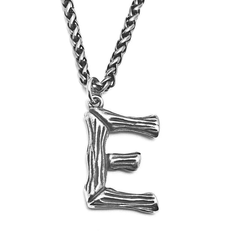 Unique Men's Initial A - Z Necklace