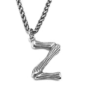 Unique Men's Initial A - Z Necklace