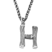 Unique Men's Initial A - Z Necklace