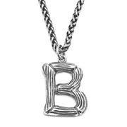 Unique Men's Initial A - Z Necklace