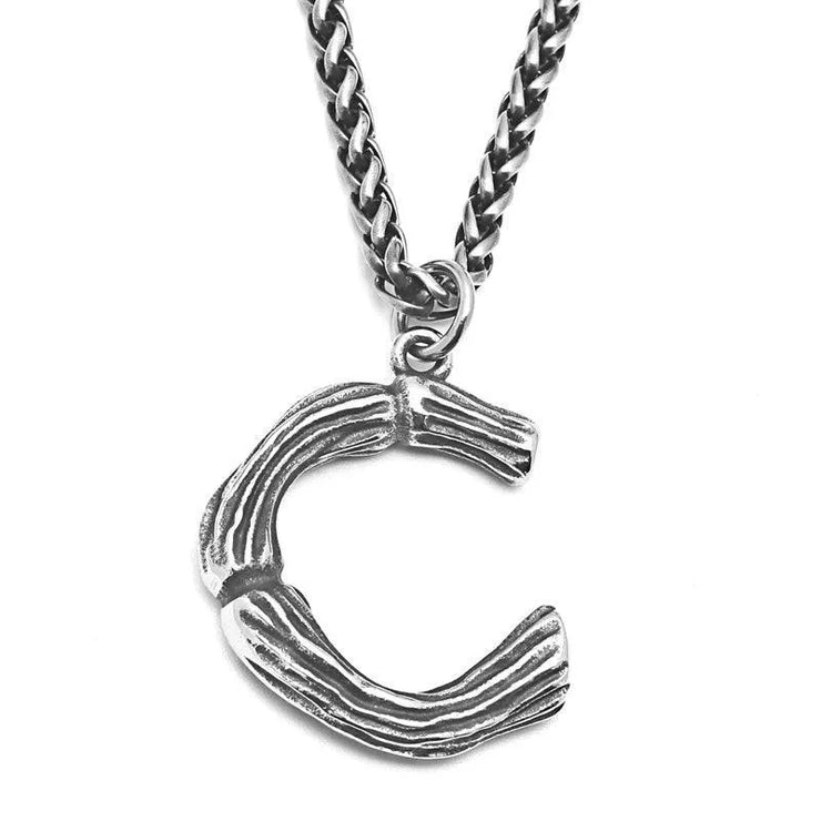 Unique Men's Initial A - Z Necklace