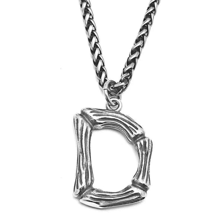 Unique Men's Initial A - Z Necklace