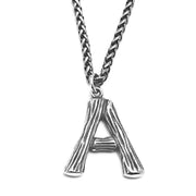 Unique Men's Initial A - Z Necklace